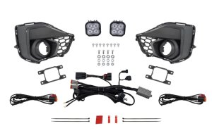 Ford Mustang Fog Lamp Kit - Front - Diode Dynamics - SS3 Add-On - White - `24-`30